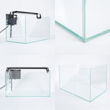 Aquarium Fish Tank 70L Starfire Glass 60x32x35cm Filter Pump LED