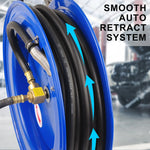 Industrial 15m Retractable Air Hose Reel Automotive Heavy-Duty