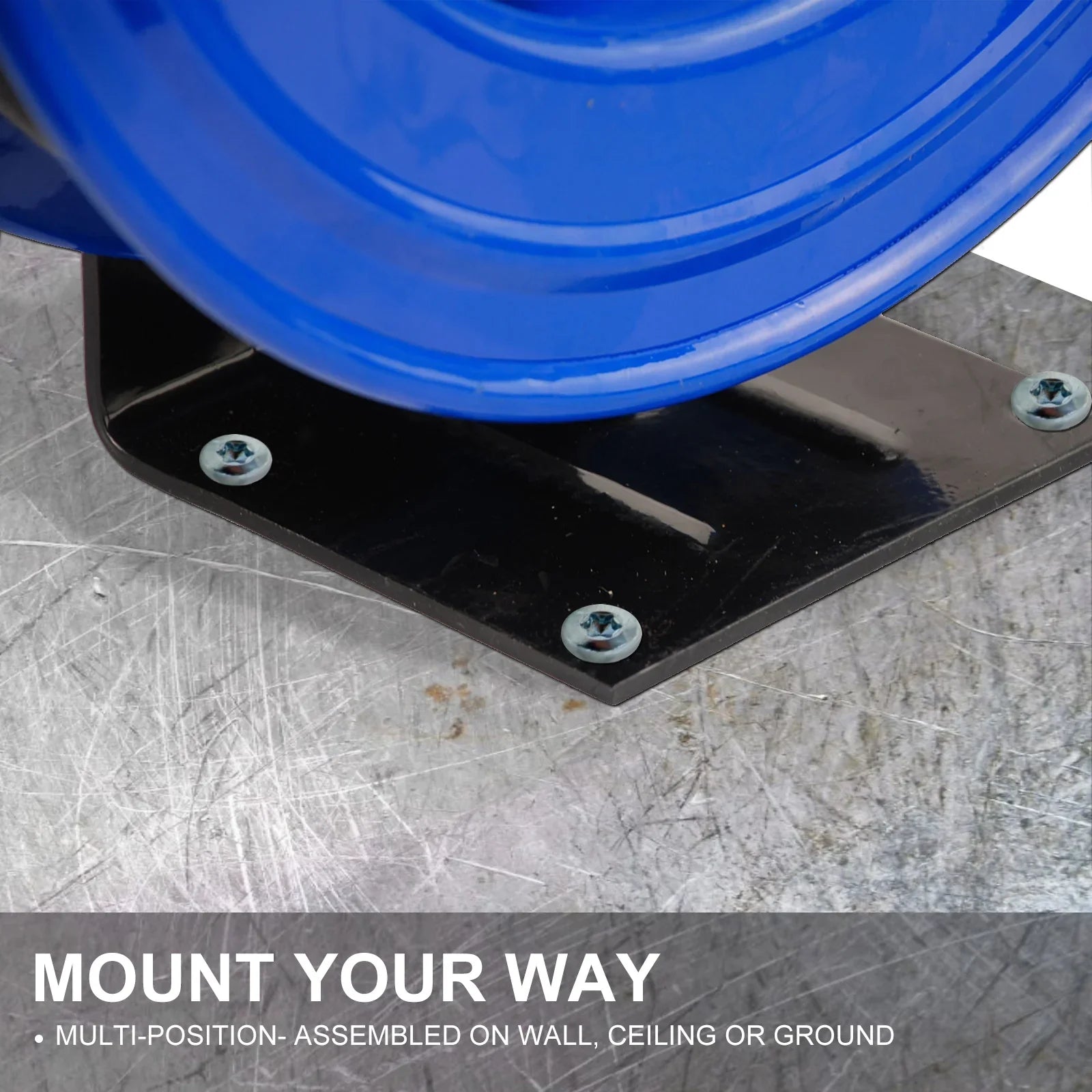 Industrial 15m Retractable Air Hose Reel Automotive Heavy-Duty