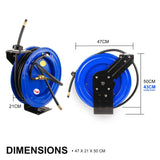 Industrial 15m Retractable Air Hose Reel Automotive Heavy-Duty