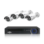 Hiseeu 4CH 2MP 1080P PoE CCTV System 4 Cameras 2TB Hard Drive