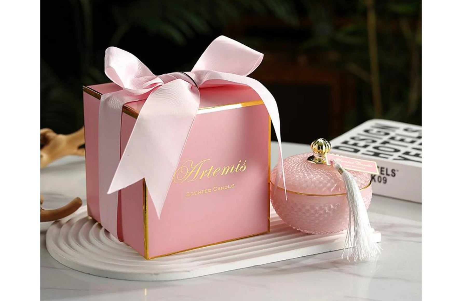 Artemis Candle Jasmine Scented Home Decor Fragrance Aromatherapy