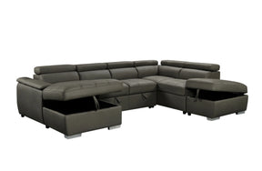 Plush Sleeper Modular Chaise Lounge - Charcoal - Flea Market