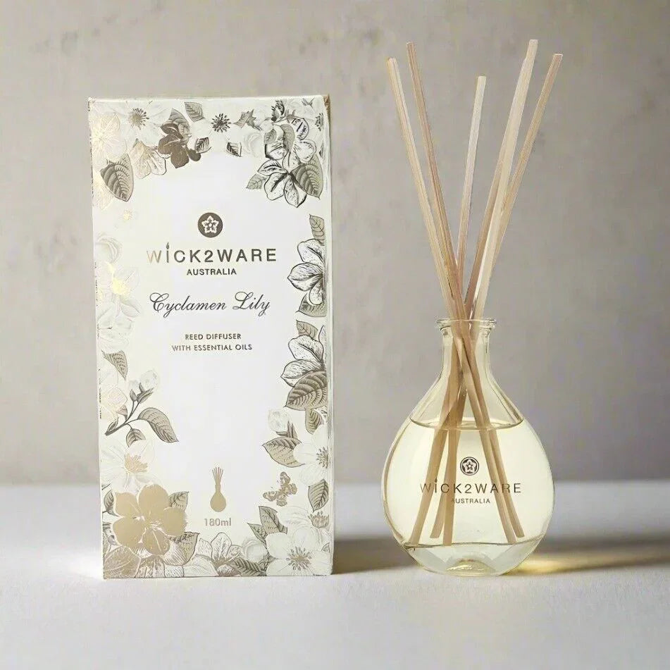 Cyclamen Lily Reed Diffuser with Essential Oils - Flea Market