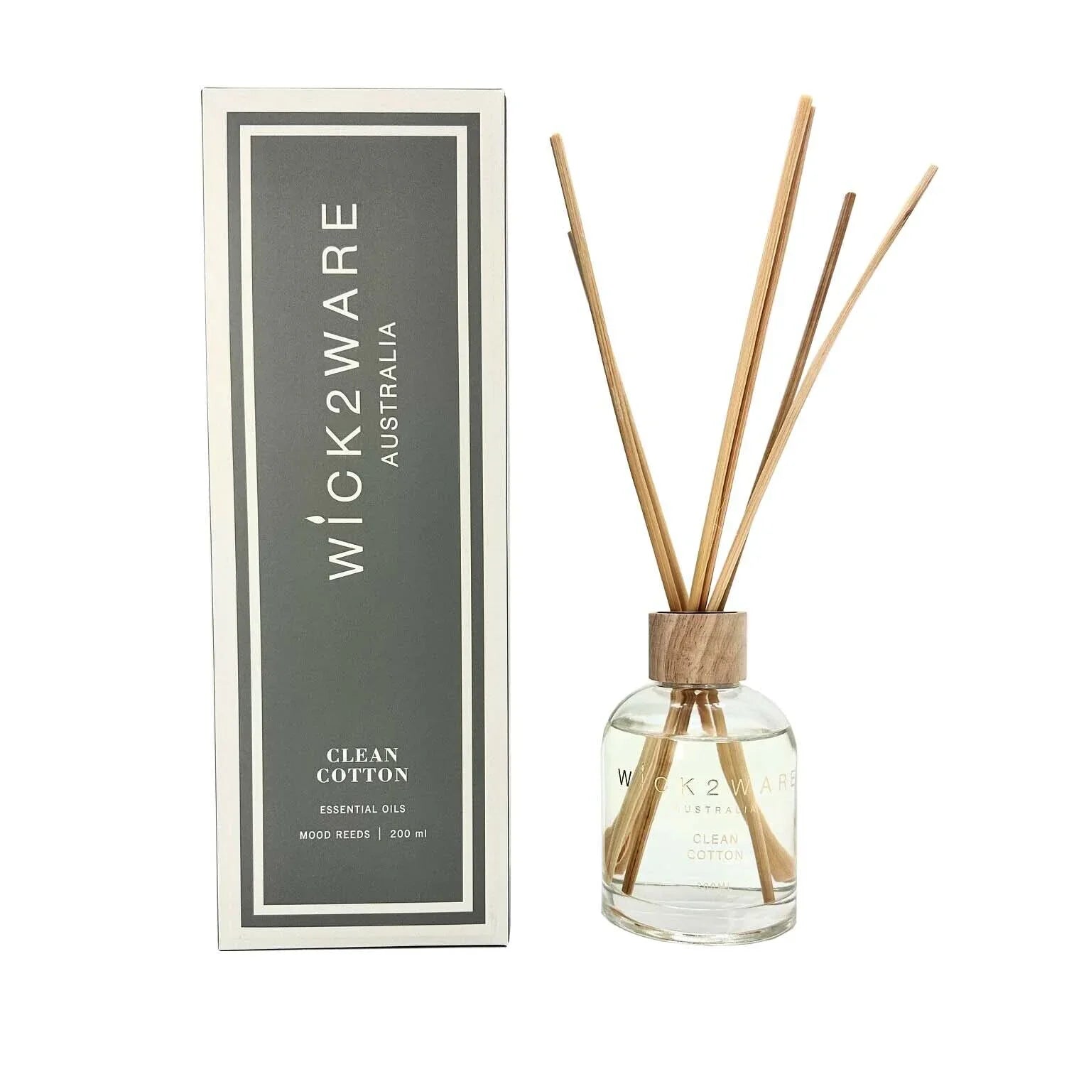 Clean Cotton Fragrance Reed Diffuser - 200ml/7.1 fl oz - Flea Market