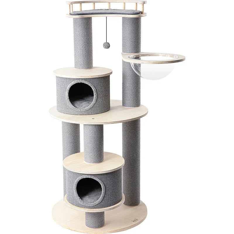 HONEYPOTCAT 165cm Majestic Reinforced Cat Tree - Multi-Level Tower