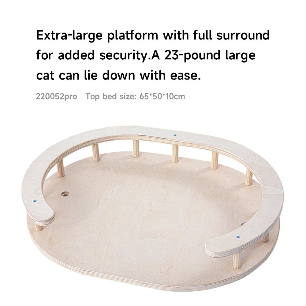 HONEYPOTCAT 165cm Majestic Reinforced Cat Tree - Multi-Level Tower