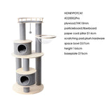 HONEYPOTCAT 165cm Majestic Reinforced Cat Tree - Multi-Level Tower