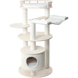HONEYPOTCAT 128cm Enduring Comfort Sisal & Wood Cat Tree