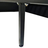 Camelia Queen Size Bed Frame Pink Velvet Upholstery High Headboard Quality Slats Metal Structure - Flea Market