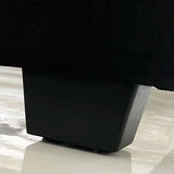 Camelia Queen Size Bed Frame Pink Velvet Upholstery High Headboard Quality Slats Metal Structure - Flea Market