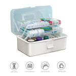 3-Layer Portable First Aid Kit - Large Emergency Medical Organizer