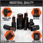 HORUSDY 66pc Torx Bit Socket Set Female External Impact Adapter