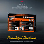 HORUSDY 66pc Torx Bit Socket Set Female External Impact Adapter