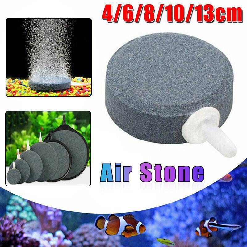Aquarium Air Stone 8cm Round Disk Bubble Diffuser Ceramic