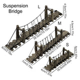 Aquarium Bridge Decoration Large 38.5cm Resin Shrimp Tortoise Climbing