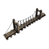 Aquarium Bridge Decoration Medium 29.5cm Resin Shrimp Tortoise Climbing