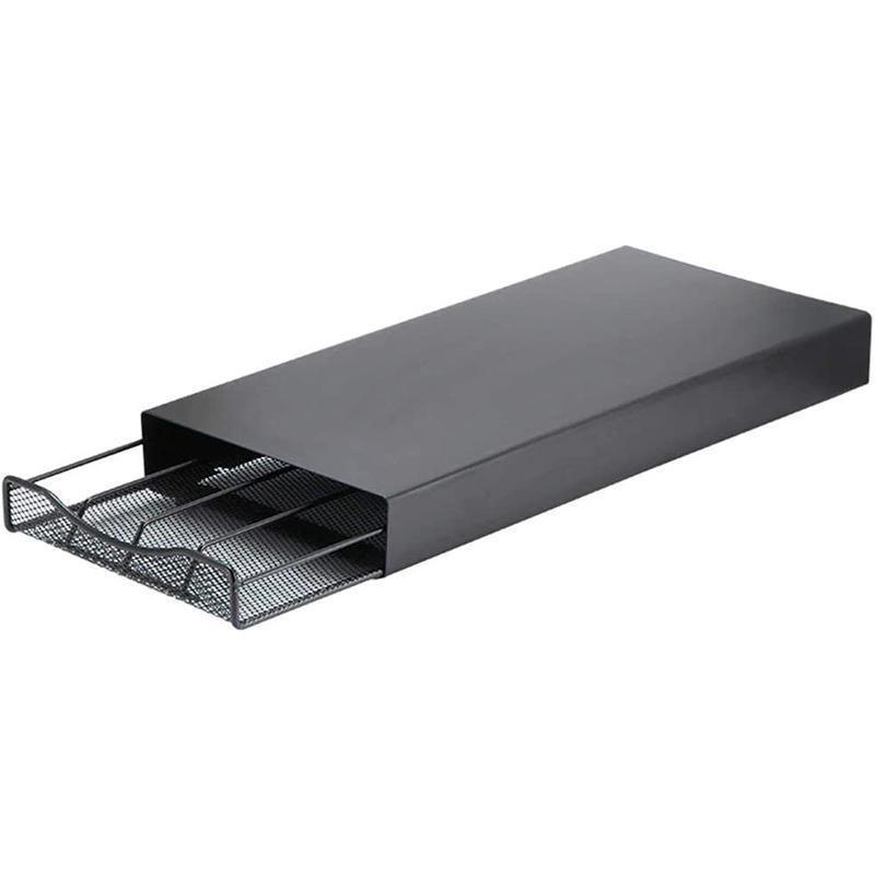 Coffee Pod Holder Drawer Nespresso 40 Capsules Storage Rack Stand Organizer