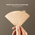 V02 Coffee Filter Paper - 100 Pack Cone Drip Filters