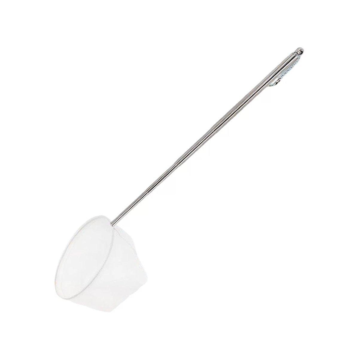 Aquarium Fish Net Retractable 13-39cm Square Small 5x6.5cm Stainless Steel