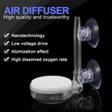 Aquarium Air Stone 60mm Nano Disc Aerator Quiet Bubble Atomizer