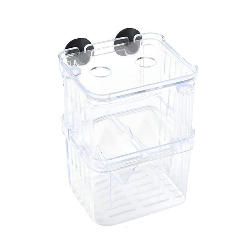 Aquarium Breeding Box 13x10x7cm Isolation Hatchery Guppy Fry