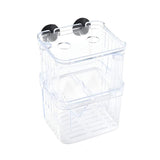 Aquarium Breeding Box 13x10x7cm Isolation Hatchery Guppy Fry