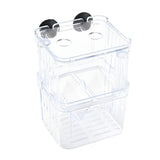 Aquarium Breeding Box 13x10x7cm Isolation Hatchery Guppy Fry