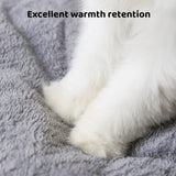 Removable Washable Cat House - Four Seasons Enclosed Pet Bed Brown S