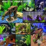 Aquarium Car Ornament 12x7x14cm Resin Fish Tank Decoration Theme