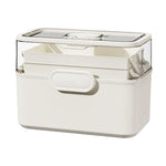 3-Layer Portable First Aid Kit - Large Medical Storage Organizer