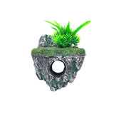 Aquarium Hoverstone Small 13x9x16cm Resin Rock Decoration Natural
