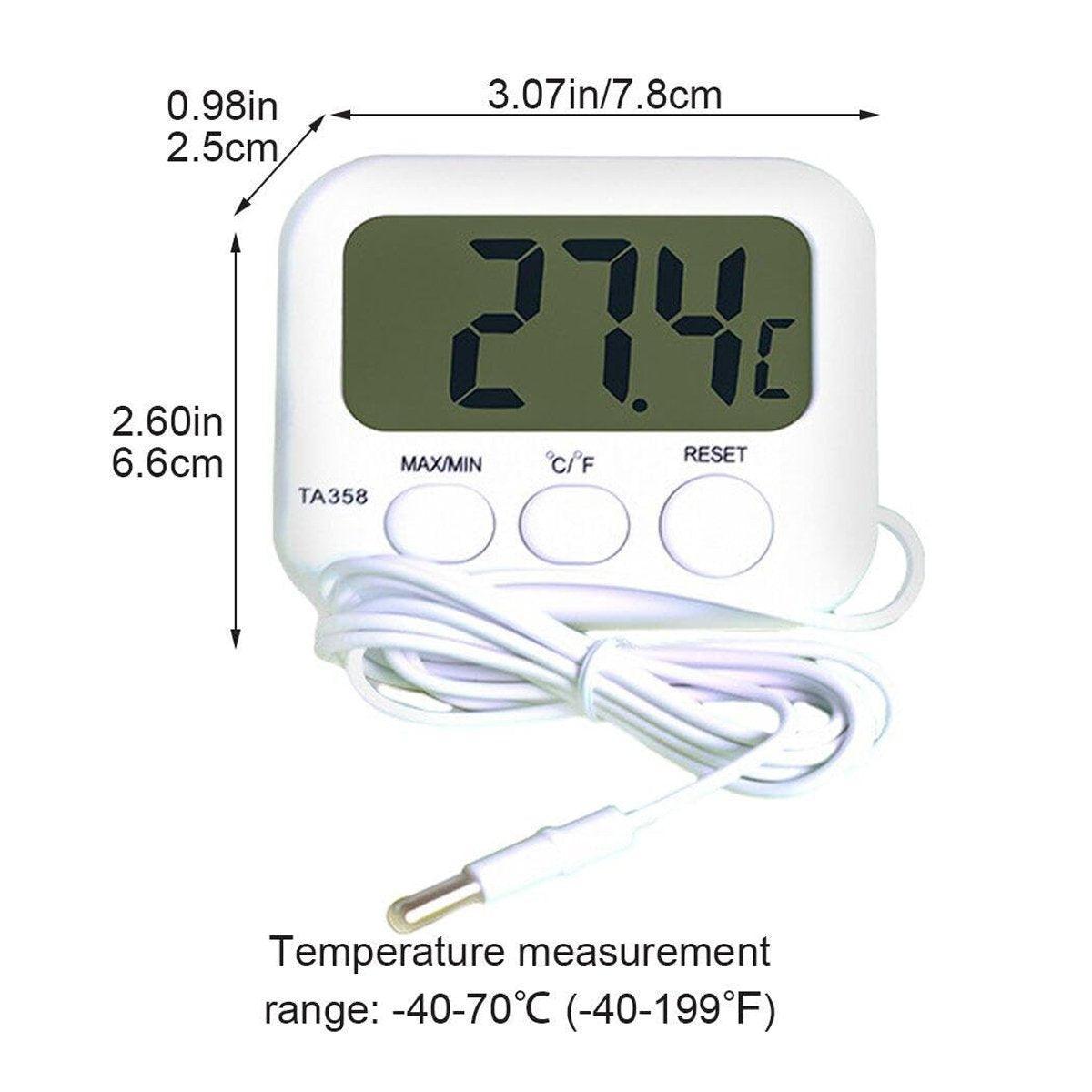 Digital Thermometer Probe Aquarium Fish Tank Refrigerator -40°C to 70°C