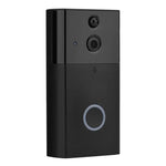 Smart WiFi Video Doorbell Night Vision Motion Detection Black