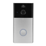 Smart WiFi Video Doorbell Night Vision Motion Detection Black