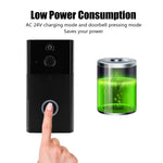 Smart WiFi Video Doorbell Night Vision Motion Detection Silver