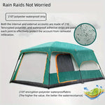 Tasman 3-5 Person Pop Up Camping Tent Hiking Festival Sleeping Green