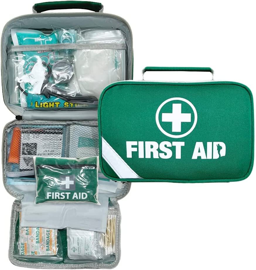258-Piece Premium First Aid Kit - Medical Travel Emergency Set