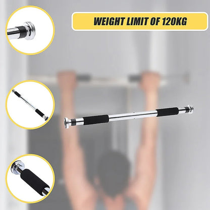 Portable Doorway Chin Up bar Pull Ups Weights Gym