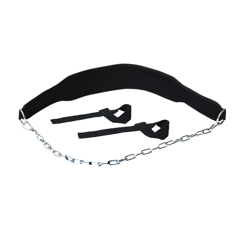 Weight Lifting Belt Gym Back Pull Up Chain Dipping Dip Body Building Training