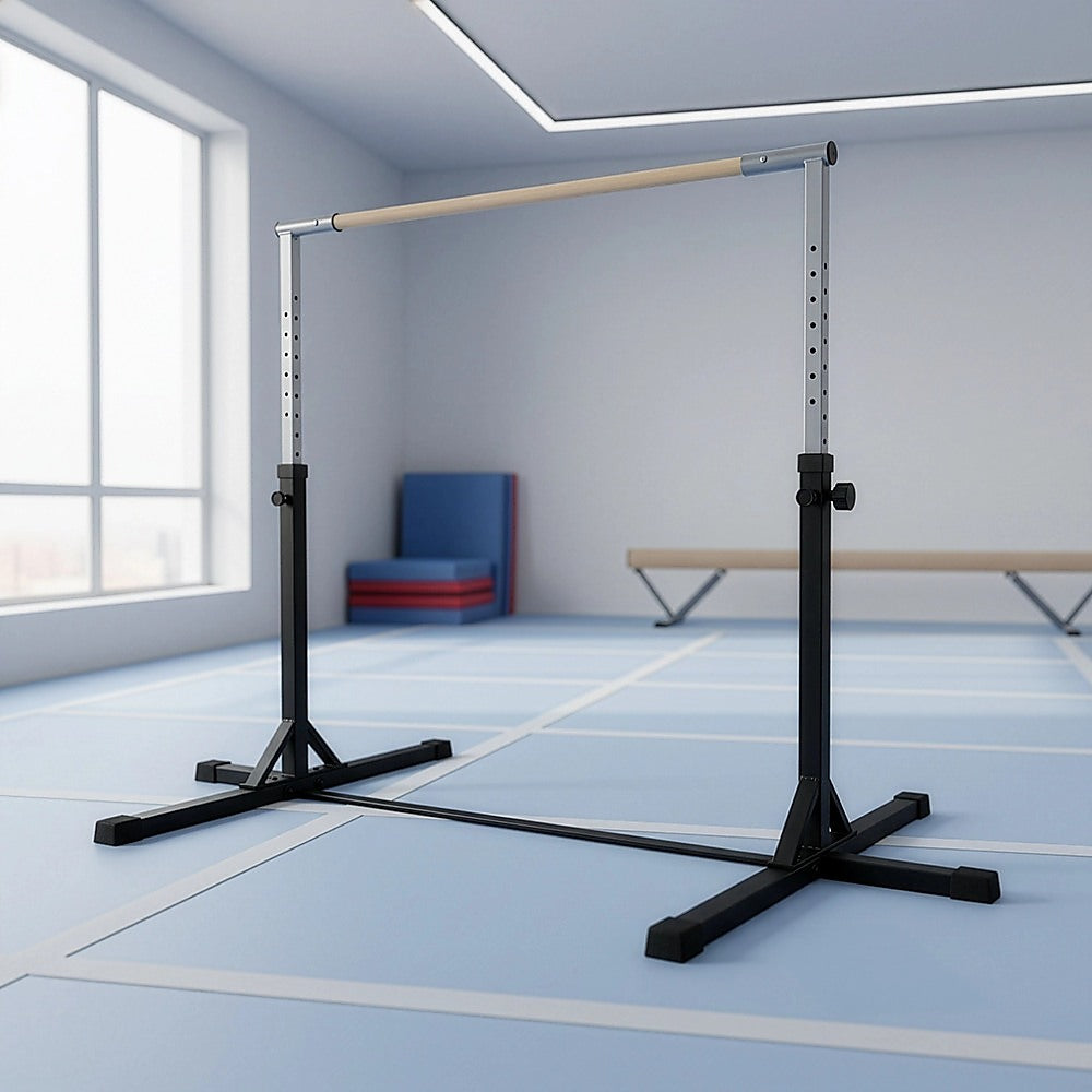 Gymnastics Training Bar Kids Adjustable Horizontal Kip Fitness Gym Equipment