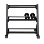 Dumbbell Rack Storage Stand Hex Weight Heavy Duty 3 Tier Wide Home Gym Fitness