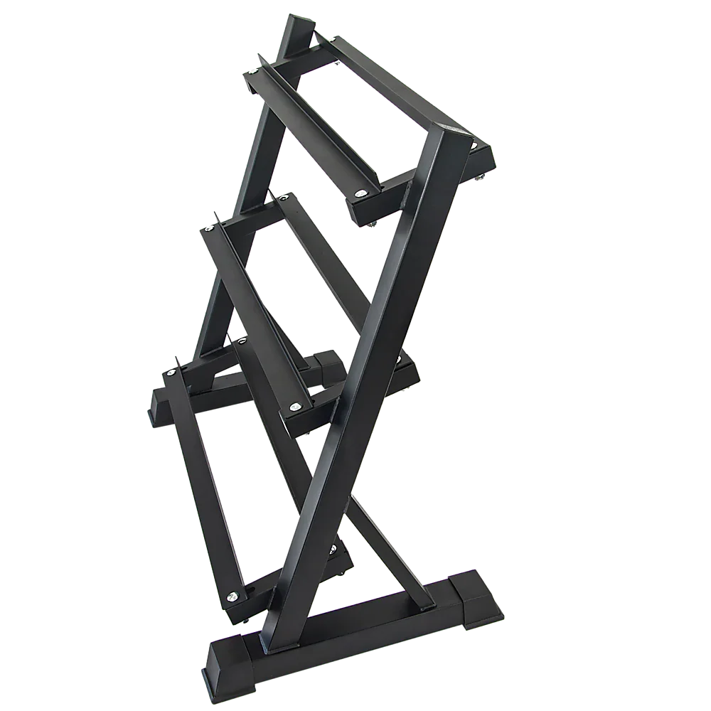 Dumbbell Rack Storage Stand Hex Weight Heavy Duty 3 Tier Wide Home Gym Fitness
