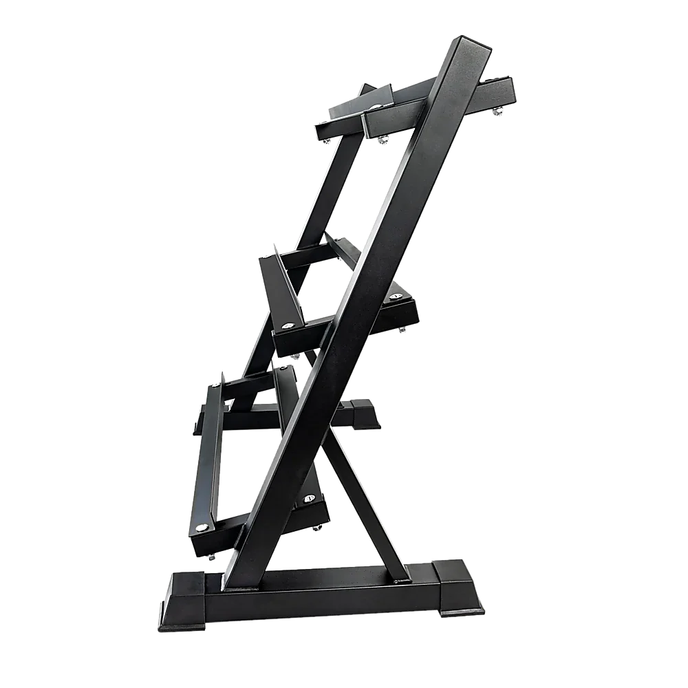 Dumbbell Rack Storage Stand Hex Weight Heavy Duty 3 Tier Wide Home Gym Fitness