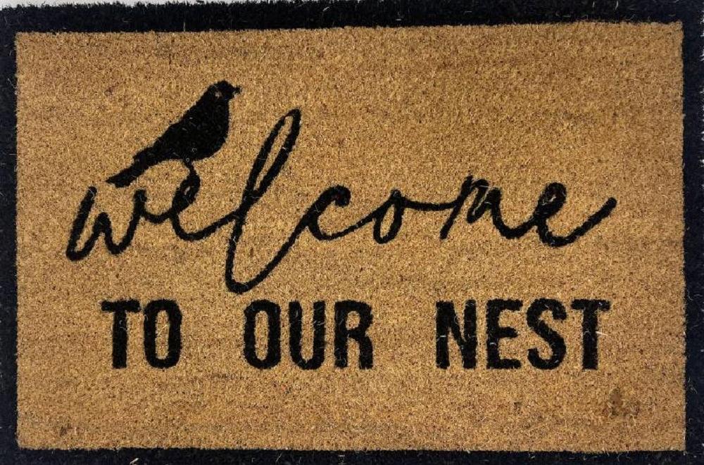 Welcome to Our Nest Doormat Door Mat 60x40cm - Flea Market