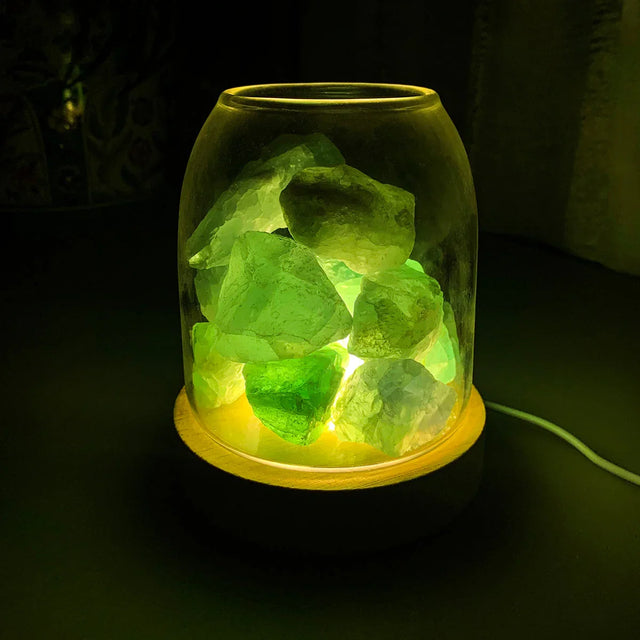 Aurora Crystal Diffuser - Green Calcite - Flea Market