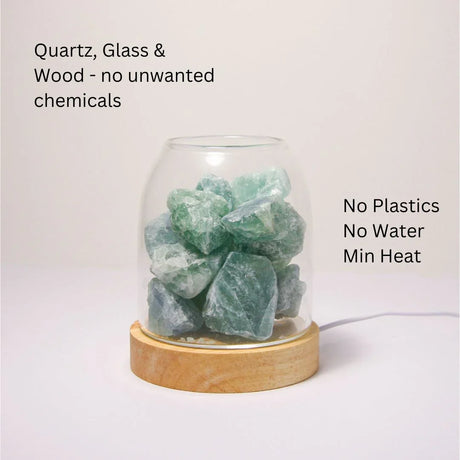 Aurora Crystal Diffuser - Green Calcite - Flea Market