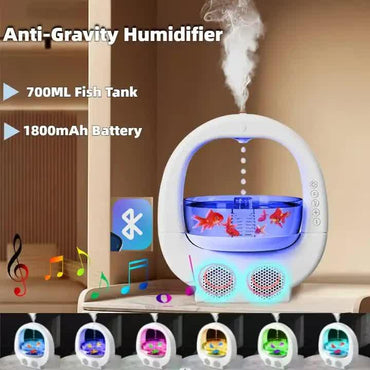 White 3 In 1 Anti-Gravity Humidifier - Flea Market