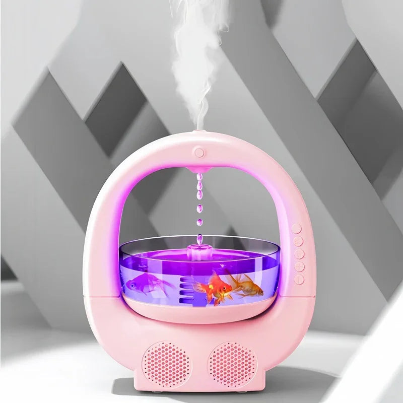 Pink 3 In 1 Anti-Gravity Humidifier - Flea Market