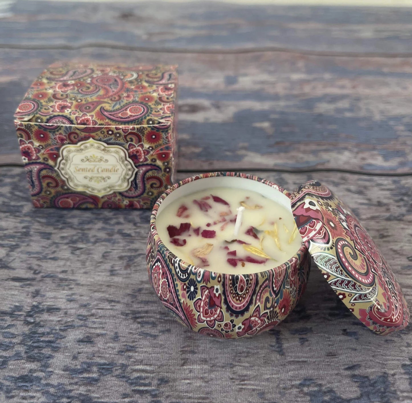 Small Scented Candle Set (Osmanthus)- 4 Soy Wax Candles - Flea Market